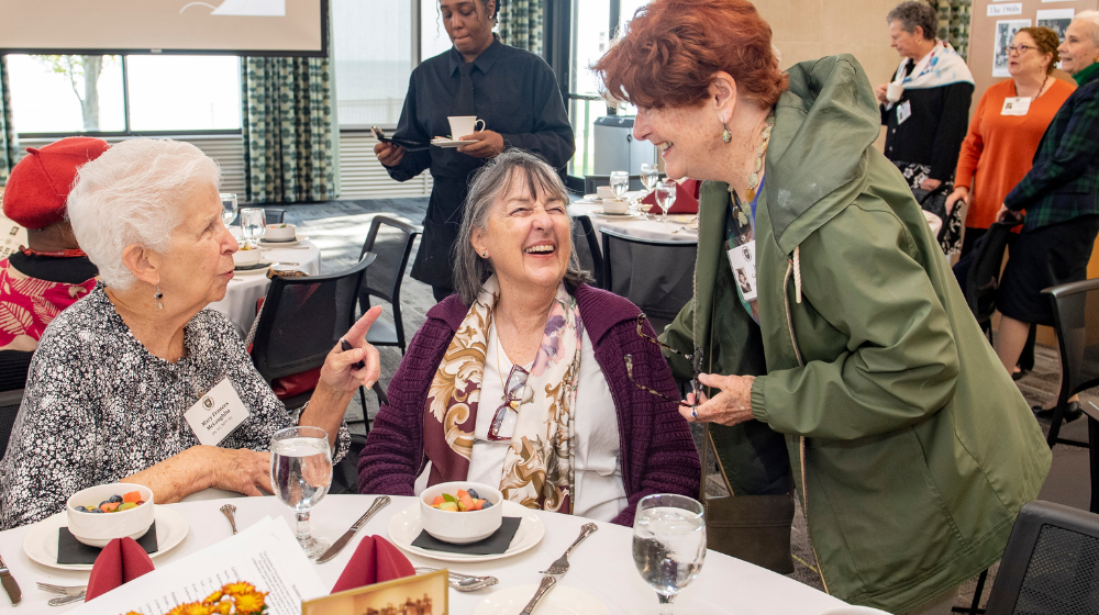 The Mundelein College and Gannon Scholars Alumnae Network at their reunion.